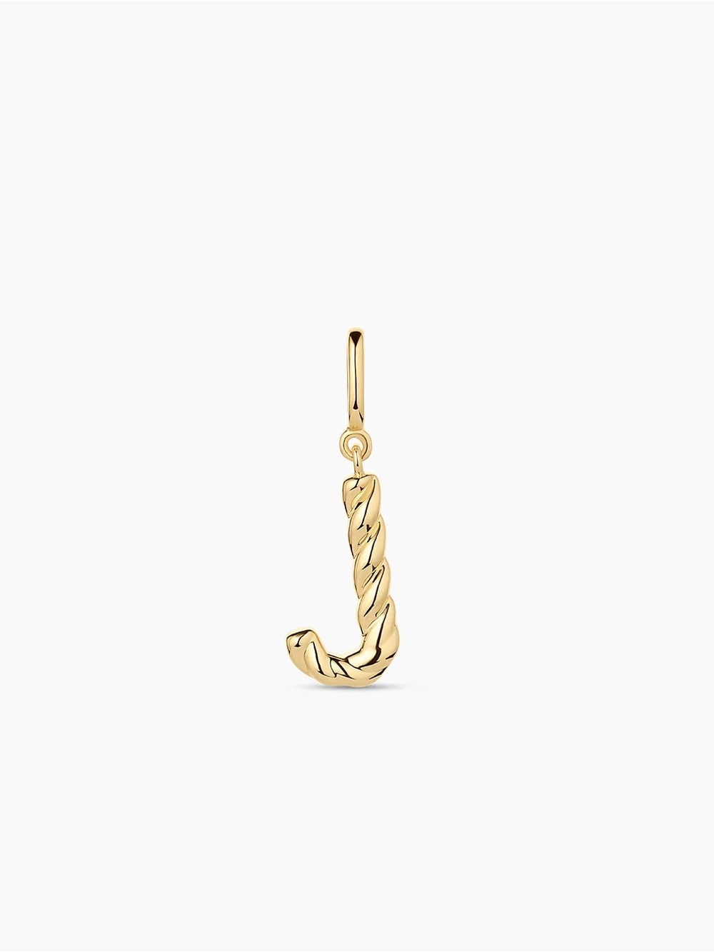Gorjana 18K Gold Twisted 'J' Charm